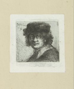 Man with Hat and Flat Collar by Jan Chalon