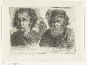 Two Men by Jan Chalon