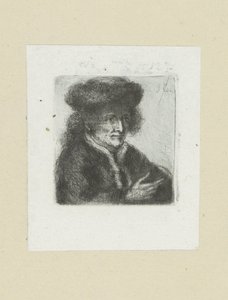 Adult Man with Fur Hat (The Compleat Work of Etchings by John Chalon)