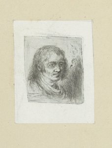 Adult Man with Medium-Length Hair (The Compleat Work of Etchings by John Chalon) by Jan Chalon