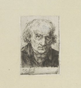 Adult Man, Facing Right by Jan Chalon