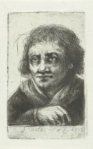 Adult Man, His Right Hand Visible by Jan Chalon