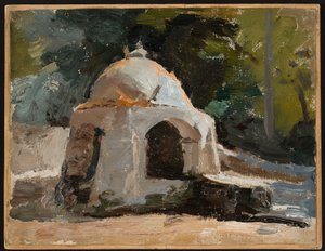 Corfu - Fountain. From a Journey to Greece by Jan Ciągliński