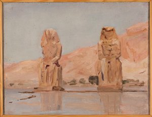 Two Statues. From a Journey to Egypt