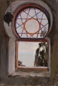 Window in the Villa Bachczi-Dere in Yalta. From a Journey to Crimea by Jan Ciągliński