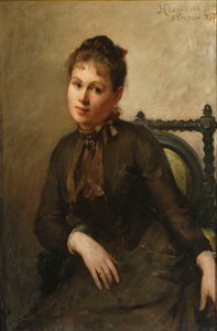 Portrait of Helena from Rymowicz Piltz by Jan Ciągliński