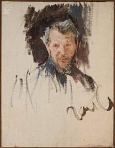 Portrait of Sculptor Szymanowski by Jan Ciągliński