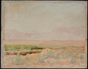 Desert - On the Way from Kislovodsk to Samarkand. From a Journey to Turkestan by Jan Ciągliński