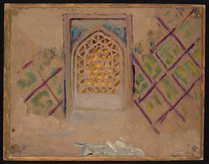 Samarkand, Window. From a Journey to Turkestan by Jan Ciągliński