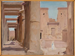 Temple. From a Journey to Egypt by Jan Ciągliński