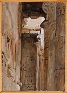 Temple. From a Journey to Egypt by Jan Ciągliński