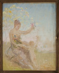 Sketch for the Panel "Spring" for the Villa Bachczi-Dere in Yalta