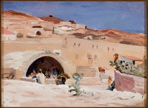 The Spring of Virgin Mary in Nazareth. From a Journey to Palestine by Jan Ciągliński