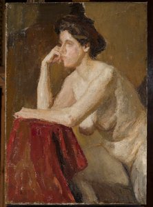 Female Model, Study by Jan Ciągliński