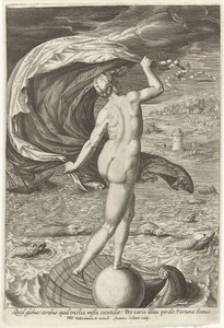 Fortune (Fortuna) by Jan Collaert (II)