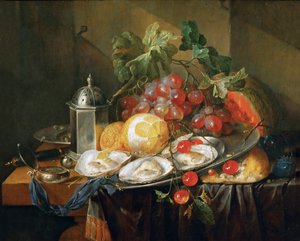 Breakfast Still Life by Jan Davidsz de Heem