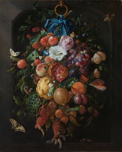 Festoon of Fruit and Flowers