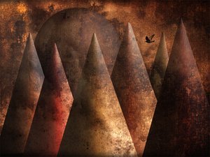 Sun Over Mystic Mountains by Jan Donckers