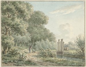 Walker on the Amstelveense Weg by Jan Evert Grave