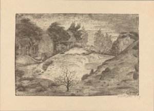 Heath near Laren by Jan Fekkes (signed by artist)