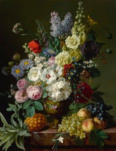 Still Life of Flowers in a Vase by Jan Frans van Dael