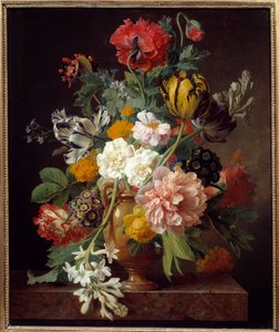 Vase of Flowers with Tuber Cassee