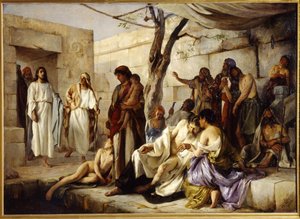 The Miracle at the Pool of Bethesda by Jan Franzevich Cloginsky