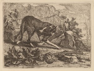 Landscape with Greyhound and Rifle