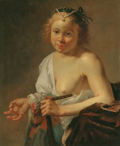 A Courtesan with a Lute