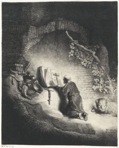 Saint Jerome in Prayer by Jan Gillisz. van Vliet