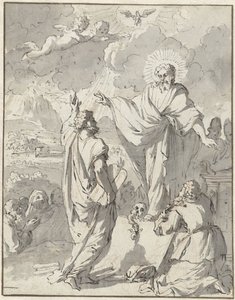 Moses Receiving the Tablets of the Law from God