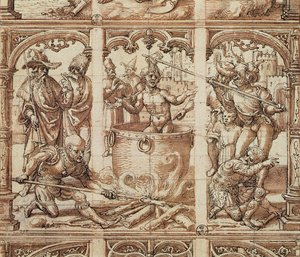 Martyrdom of Saint John the Evangelist by Jan Gossaert