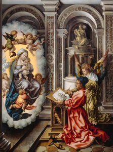 Saint Luke Painting the Virgin by Jan Gossaert