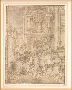 The Mystical Marriage of St Catherine by Jan Gossaert