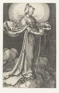 Mary Magdalene in the Clouds by Jan Harmensz. Muller (manner of)