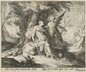 Hagar and Ishmael in the Desert