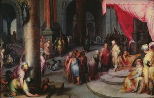 Joseph Presents His Father and Brothers to the Pharaoh, c.1590