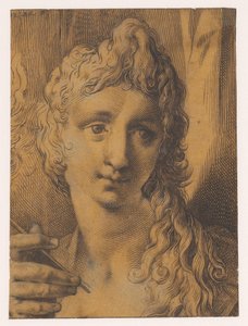 Head of a Youth or Young Woman Holding a Burin (?)