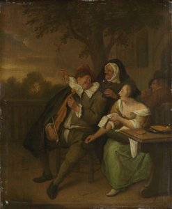 Man with a Fiddle in Bad Company