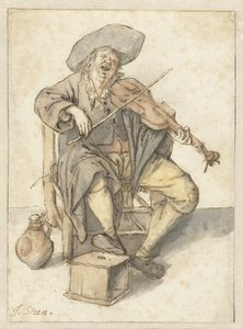 Singing Violinist by Jan Havicksz. Steen
