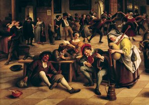 Feast in an Inn (detail)