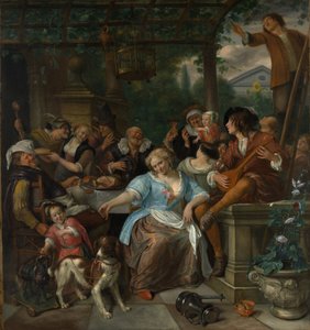Merry Company on a Terrace