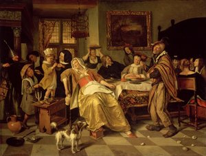 The Bean Feast, 1668