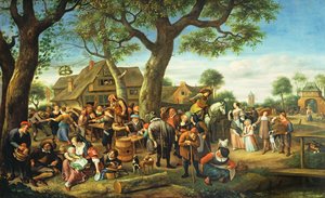 The Fair at Warmond by Jan Havickszoon Steen