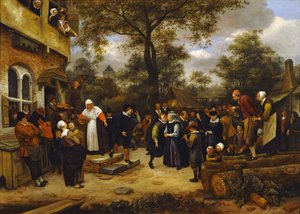Village Wedding by Jan Havickszoon Steen