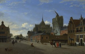 A View in Cologne by Jan Heyden van der