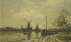 Waterway near the Baarsjes, Amsterdam