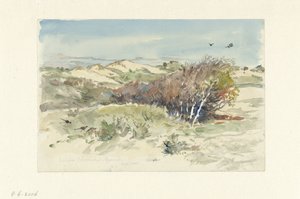 Dune Landscape Between Bloemendaal and IJmuiden by Jan Hoynck van Papendrecht