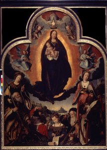 The Glorification of the Virgin by Jan II Provost