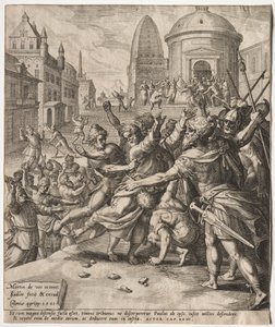 The Arrest of St. Paul by Jan I Sadeler